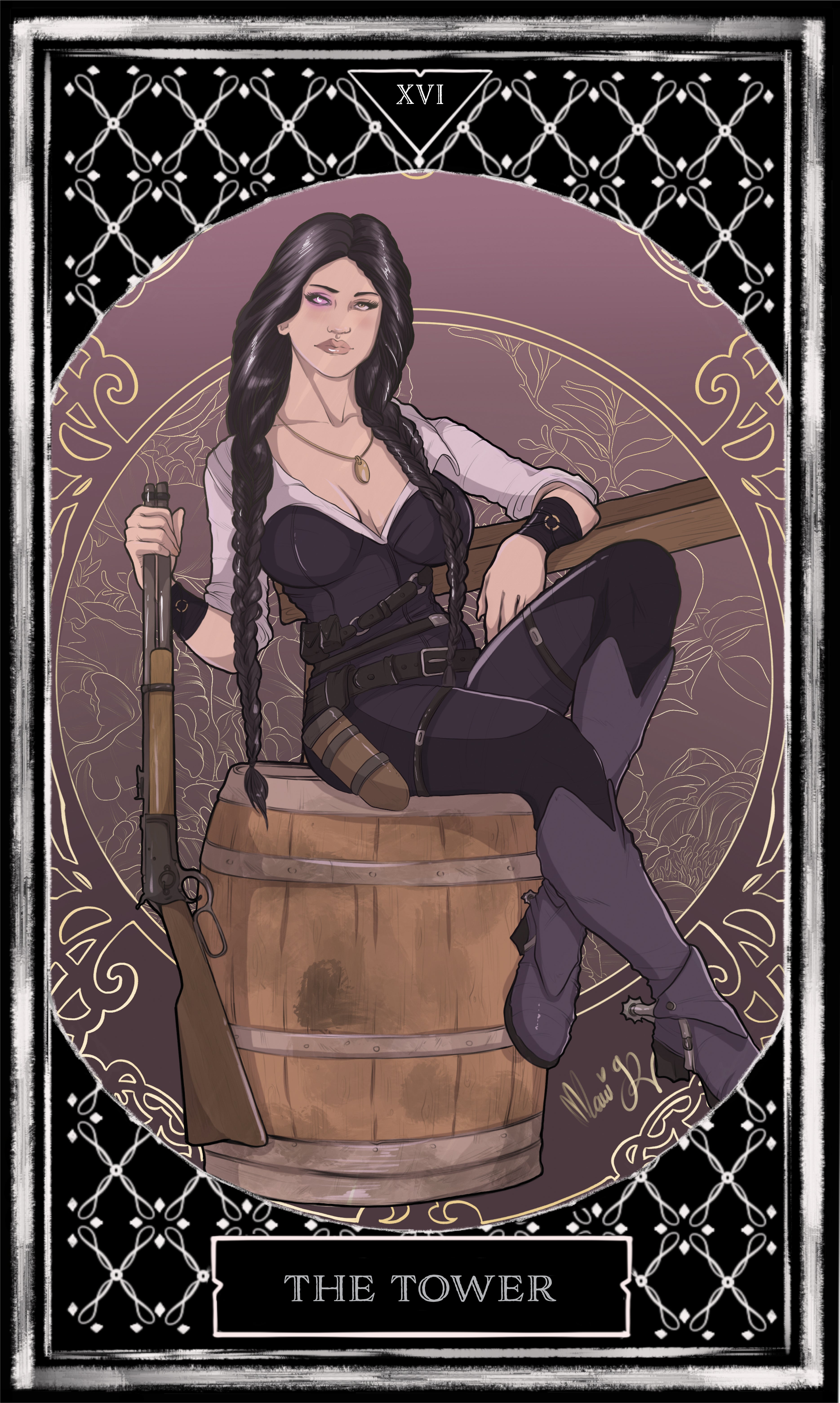 Dead End Moon Tarot Cards