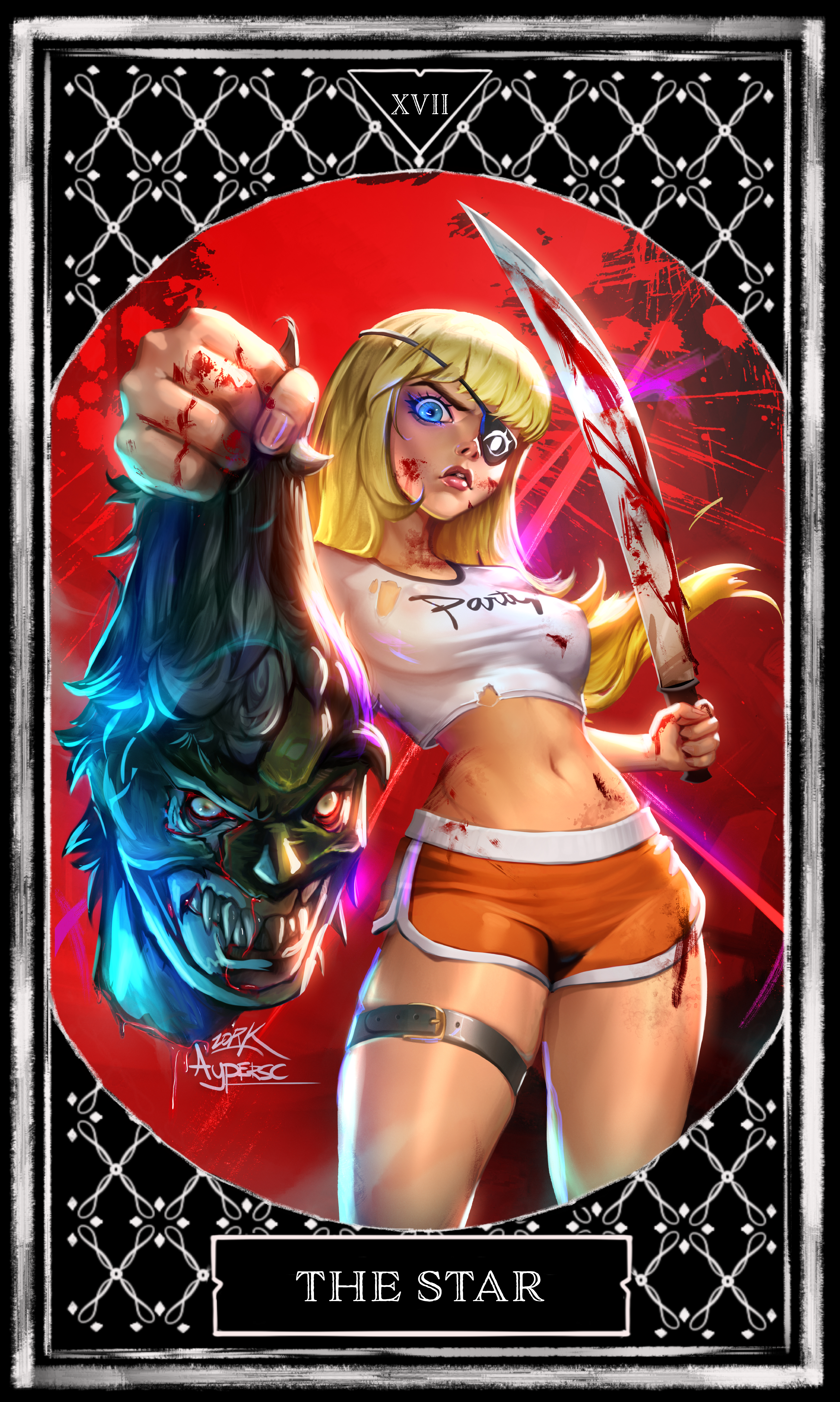 Final Girl Next Door Tarot Cards