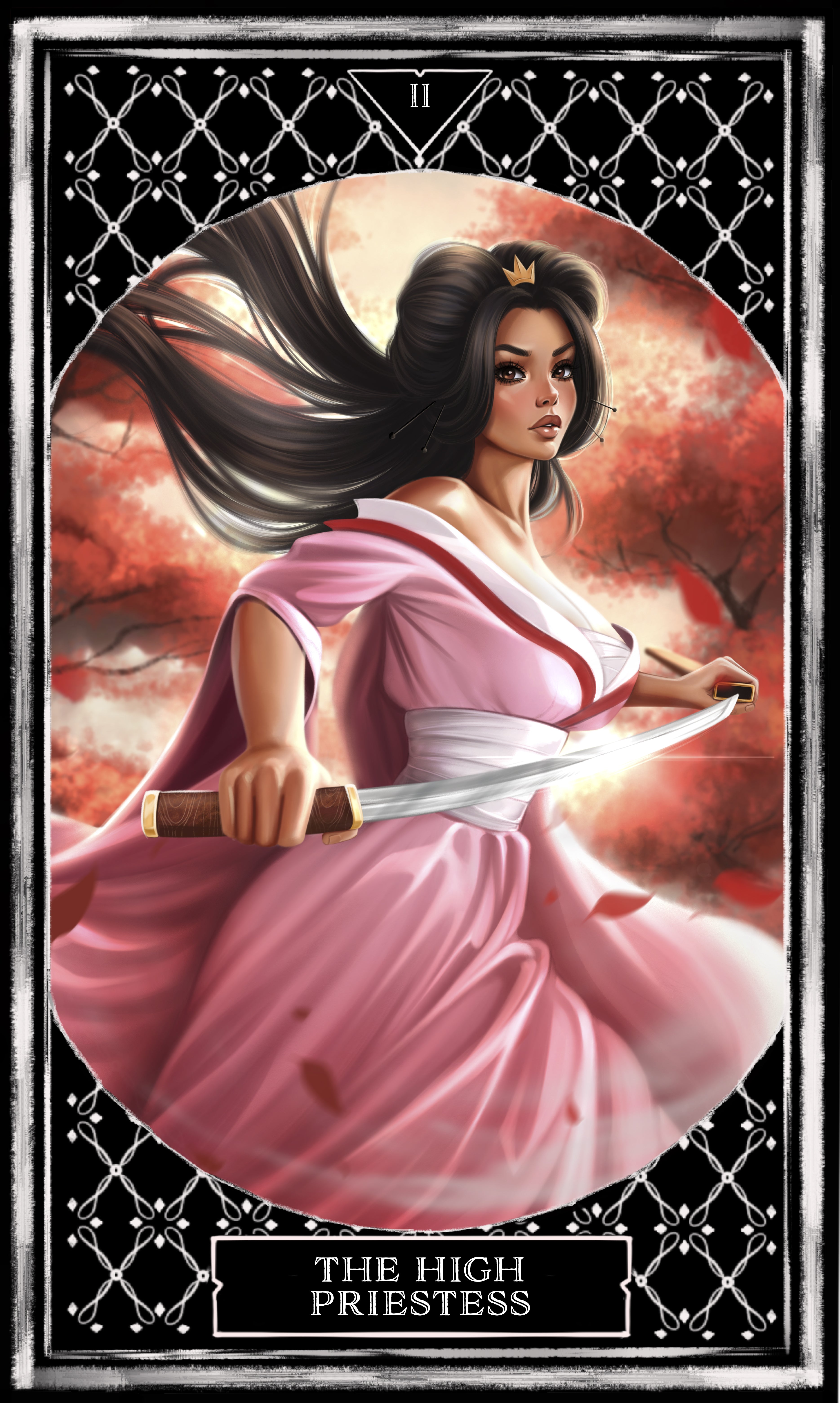 Lady of the Black Fan Tarot Cards