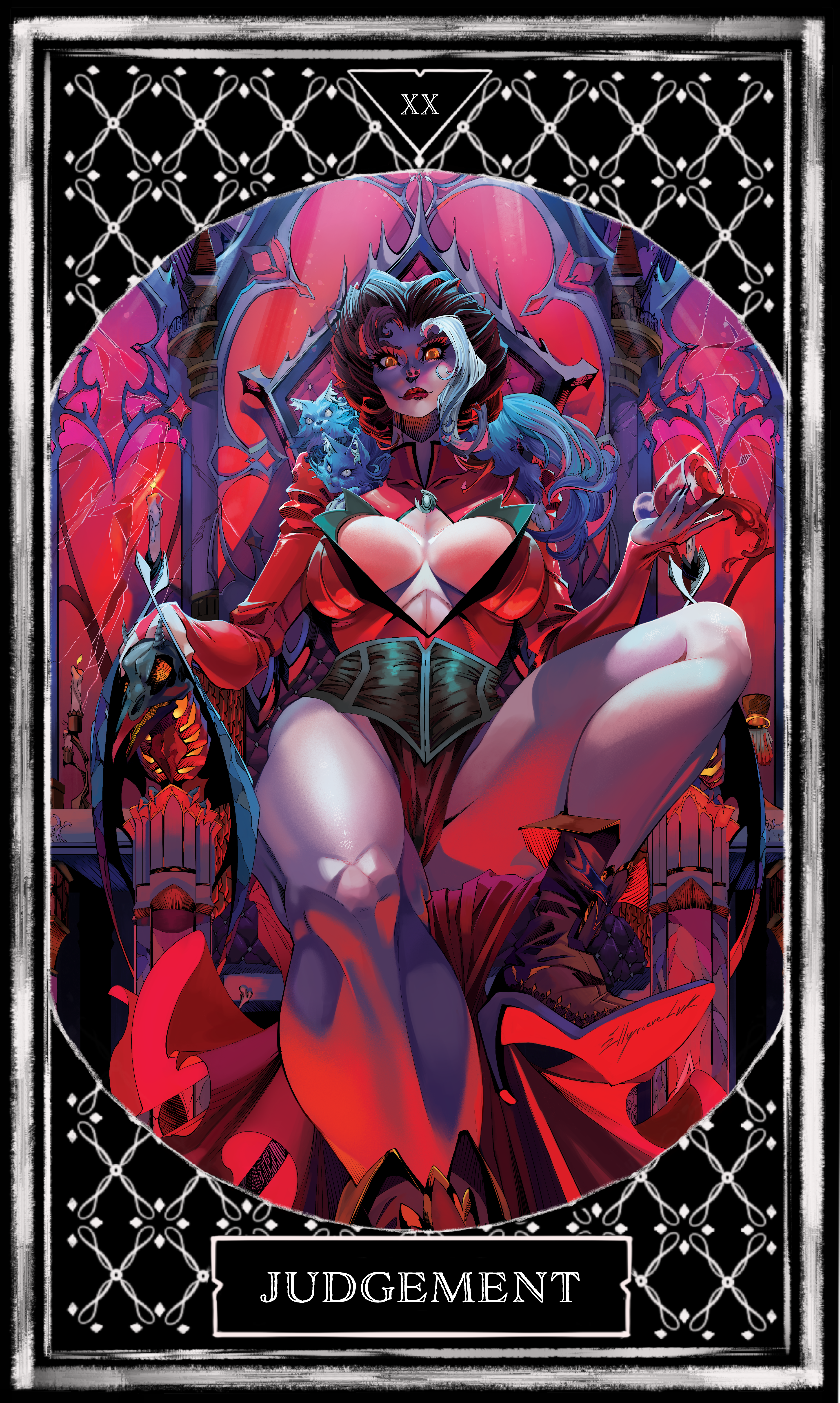 Roseblood Manor Tarot Cards