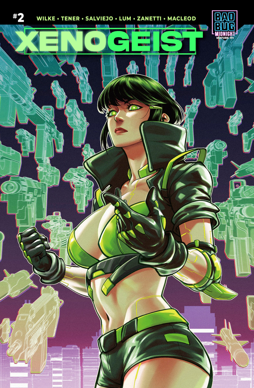 XenoGeist #2 (Cover A -Cari Salviejo Variant) image 0