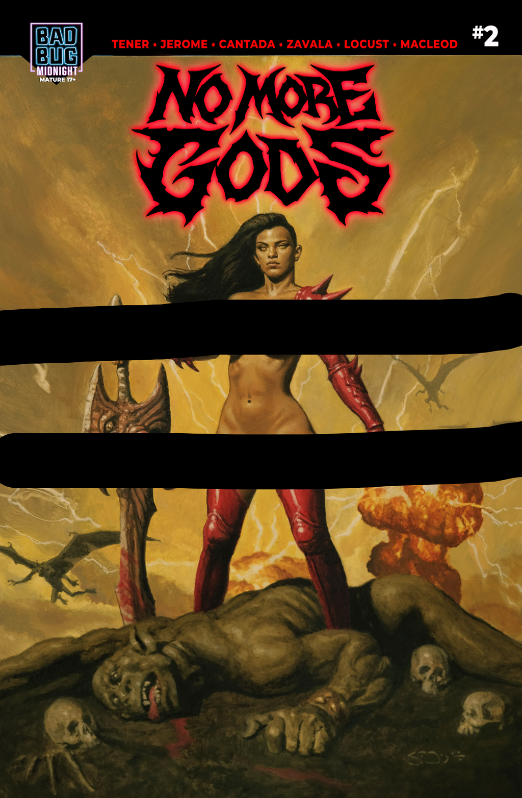 No More Gods #2 (Cover B - Sean Joyce Naughty Variant) image 0