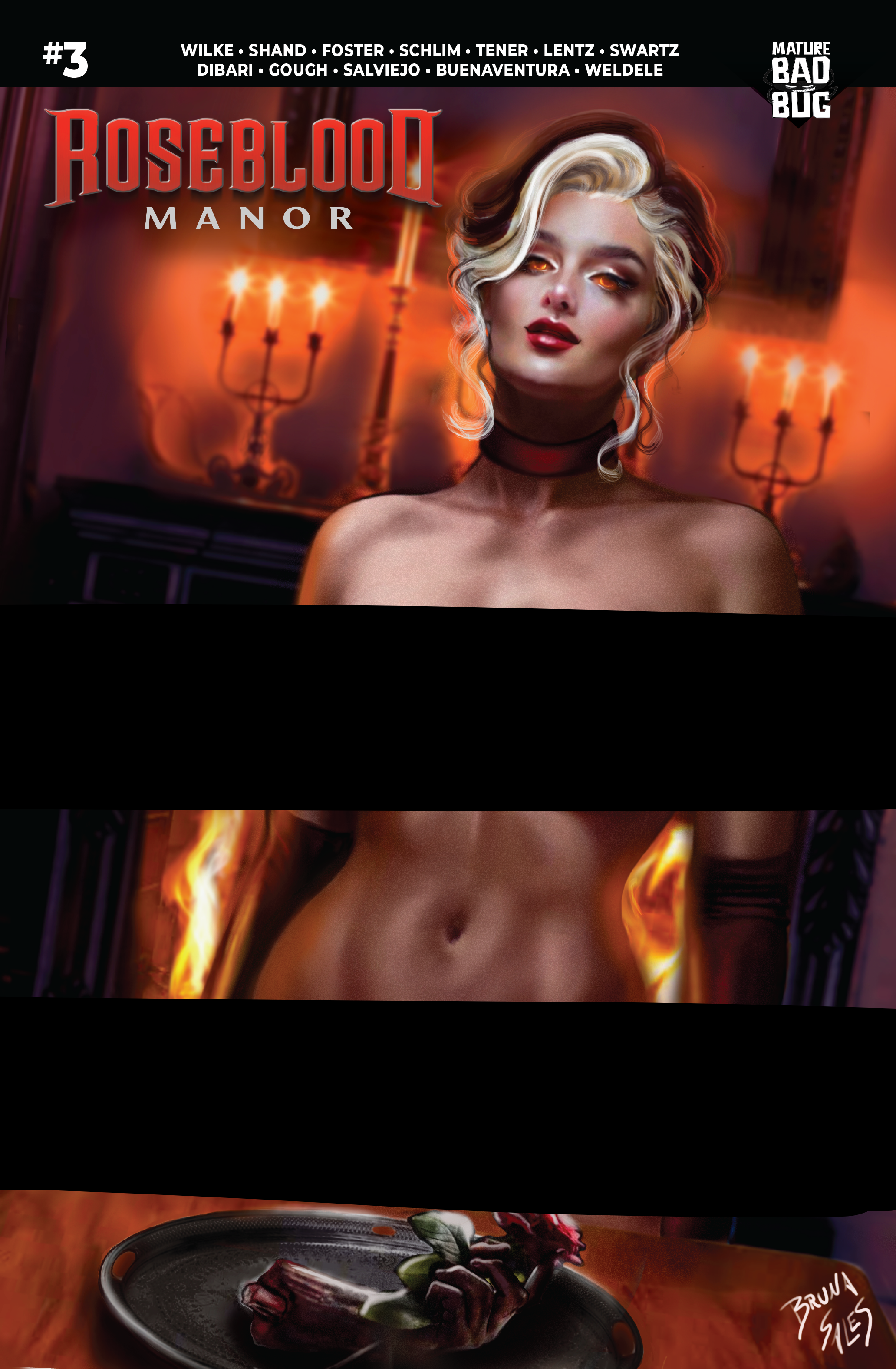 Roseblood Manor #3 (Cover J-Bruna Sales - Naughty Variant) image 0
