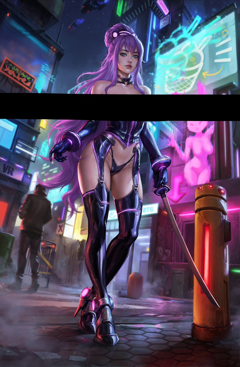 HyperGeist #4 (Cover B - BTG Naughty Variant) image 0