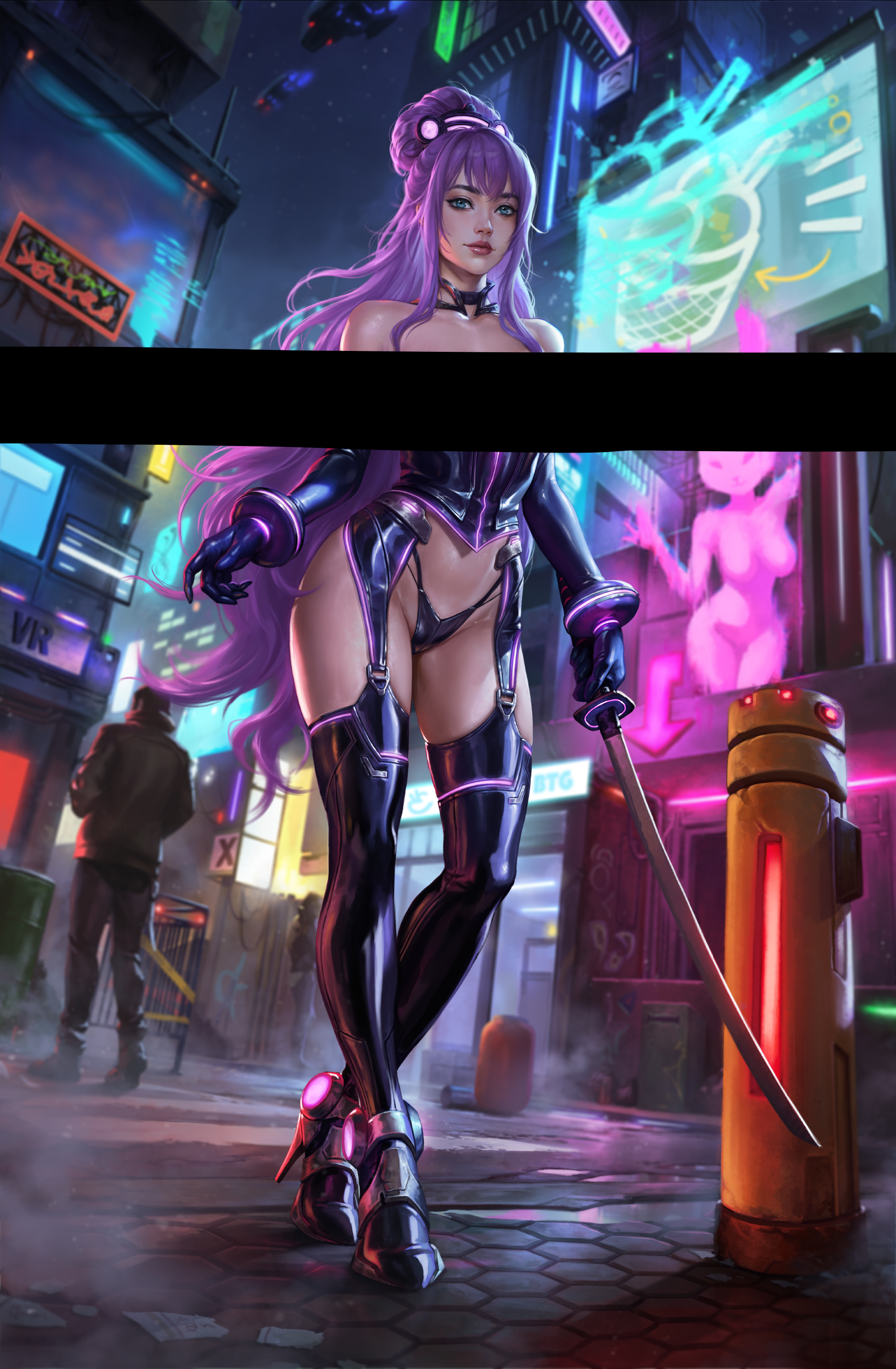 HyperGeist #4 (Cover B - BTG Naughty Variant) image 0