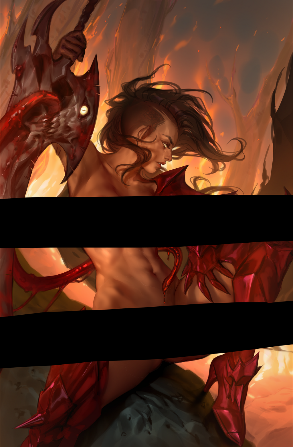 No More Gods #1 (Cover B-Aleriia V Naughty Variant) image 0