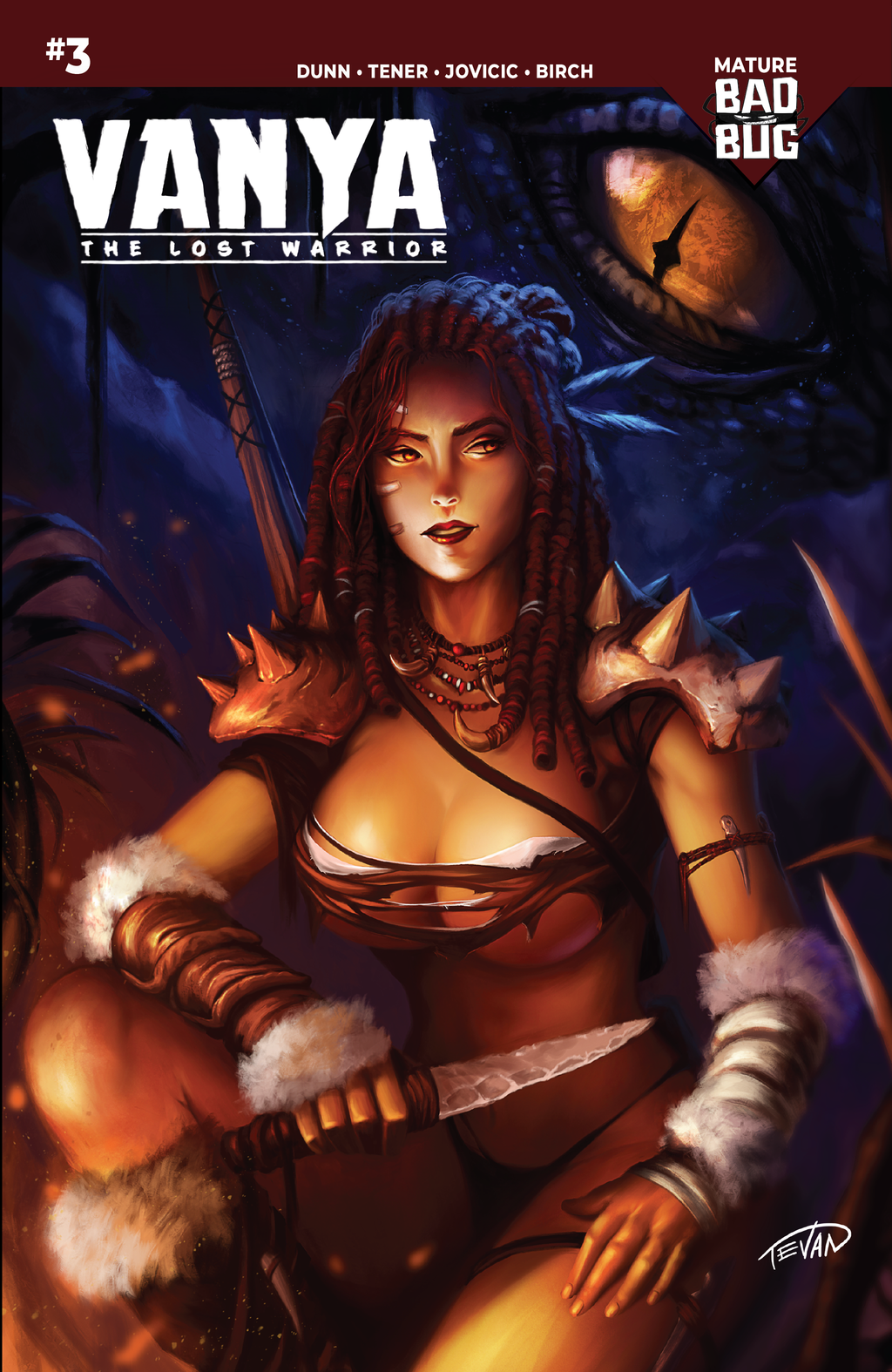 Vanya: The Lost Warrior #3 (Cover B-Tevan Variant) image 0