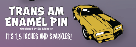 Midnight Highway Enamel Pin