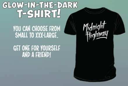 Midnight Highway Glow-in-the-Dark T Shirt